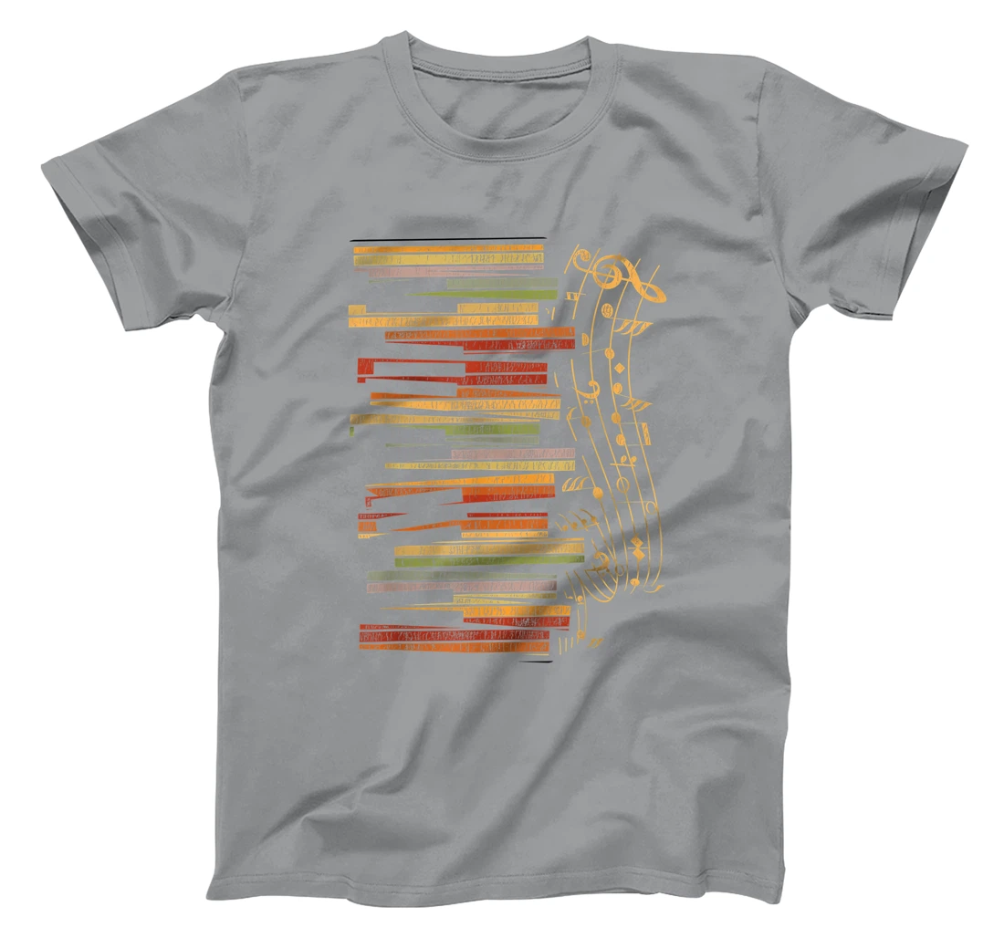 Womens Piano Player Classical Music Pianist Retro Keyboard Piano T-Shirt, Kid T-Shirt and Women T-Shirt