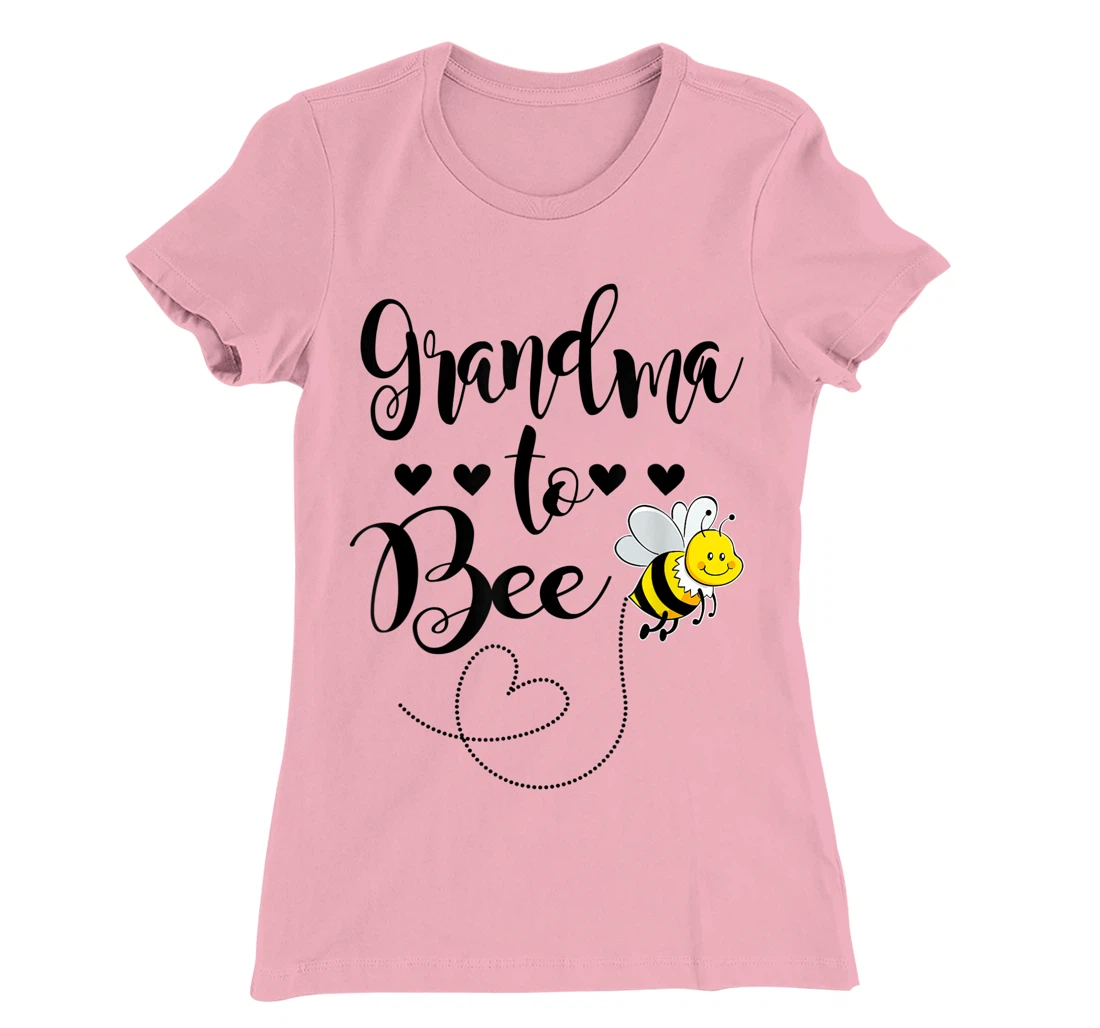 Womens Grandma To Bee Family Matching Gift T-Shirt, Women T-Shirt
