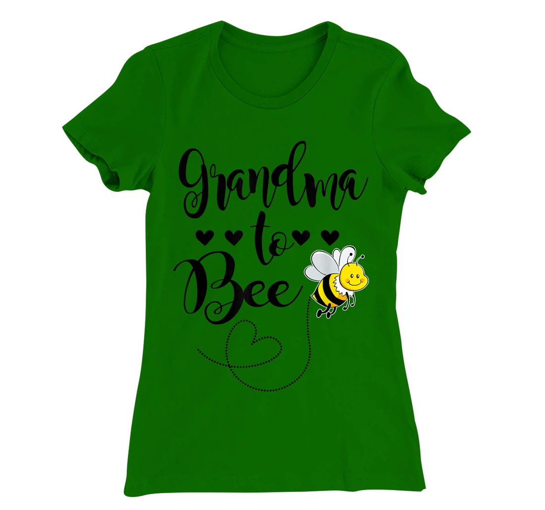 Womens Grandma To Bee Family Matching Gift T-Shirt, Women T-Shirt