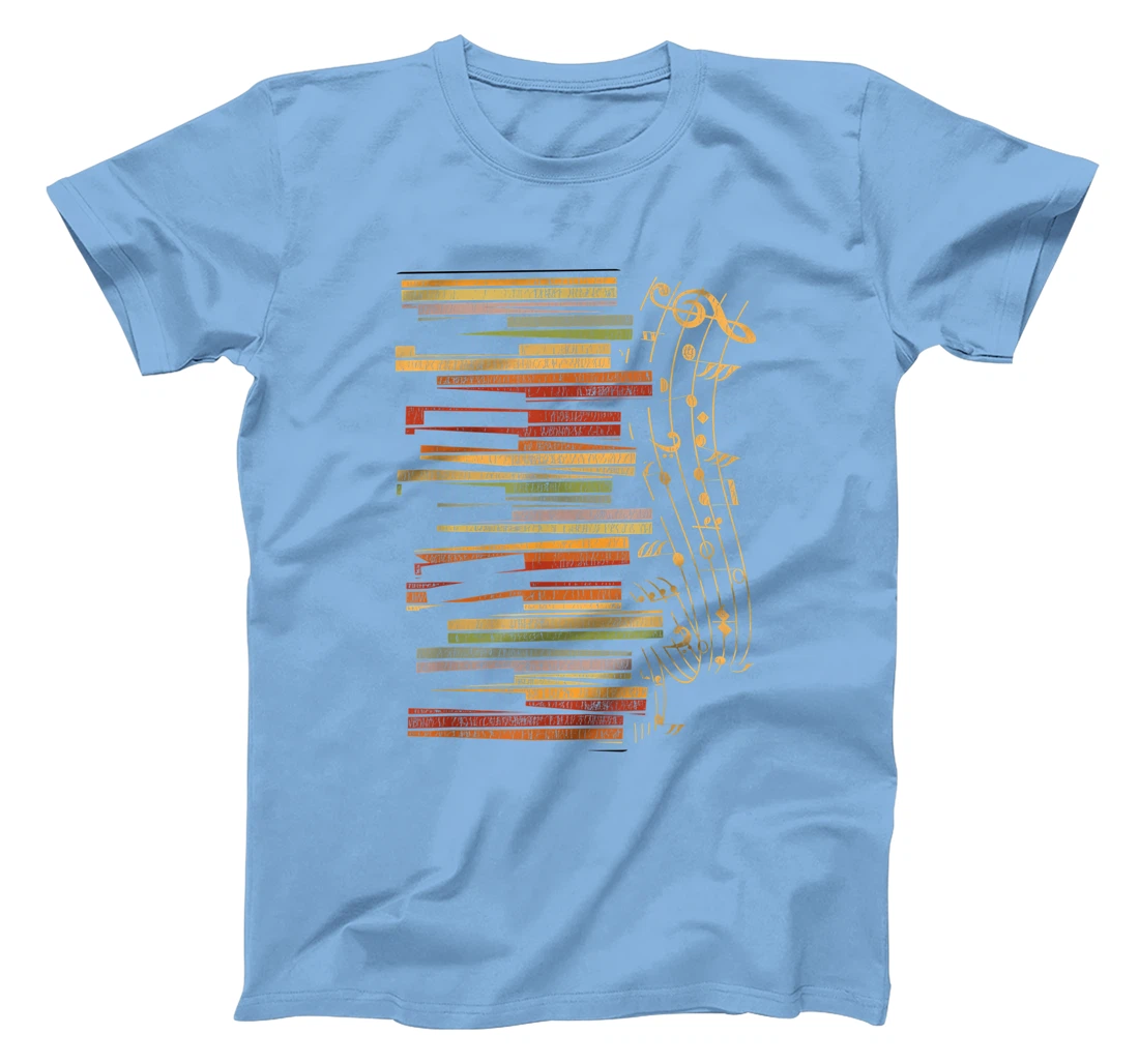 Womens Piano Player Classical Music Pianist Retro Keyboard Piano T-Shirt, Kid T-Shirt and Women T-Shirt