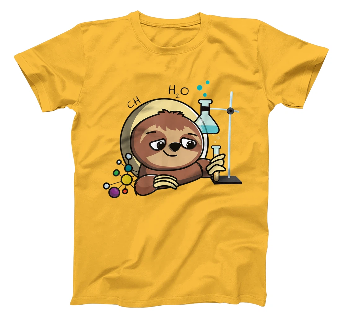 Womens Cute Chemistry Sloth Science Gift T-Shirt, Kid T-Shirt and Women T-Shirt