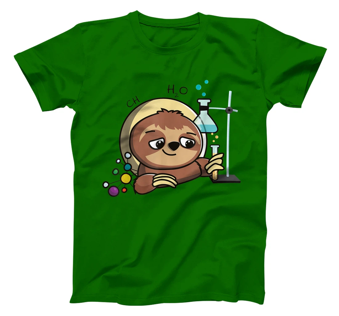 Womens Cute Chemistry Sloth Science Gift T-Shirt, Kid T-Shirt and Women T-Shirt