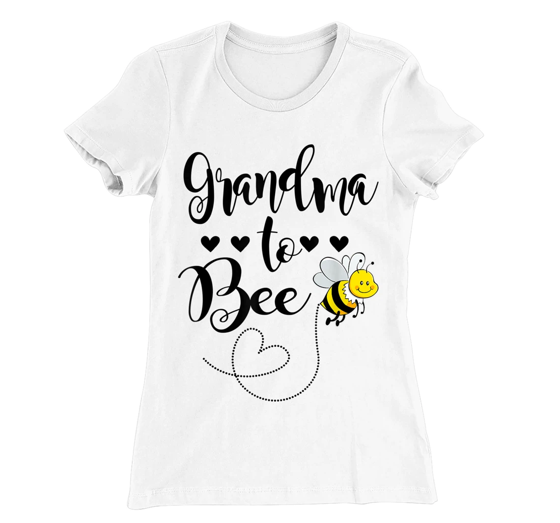 Womens Grandma To Bee Family Matching Gift T-Shirt, Women T-Shirt