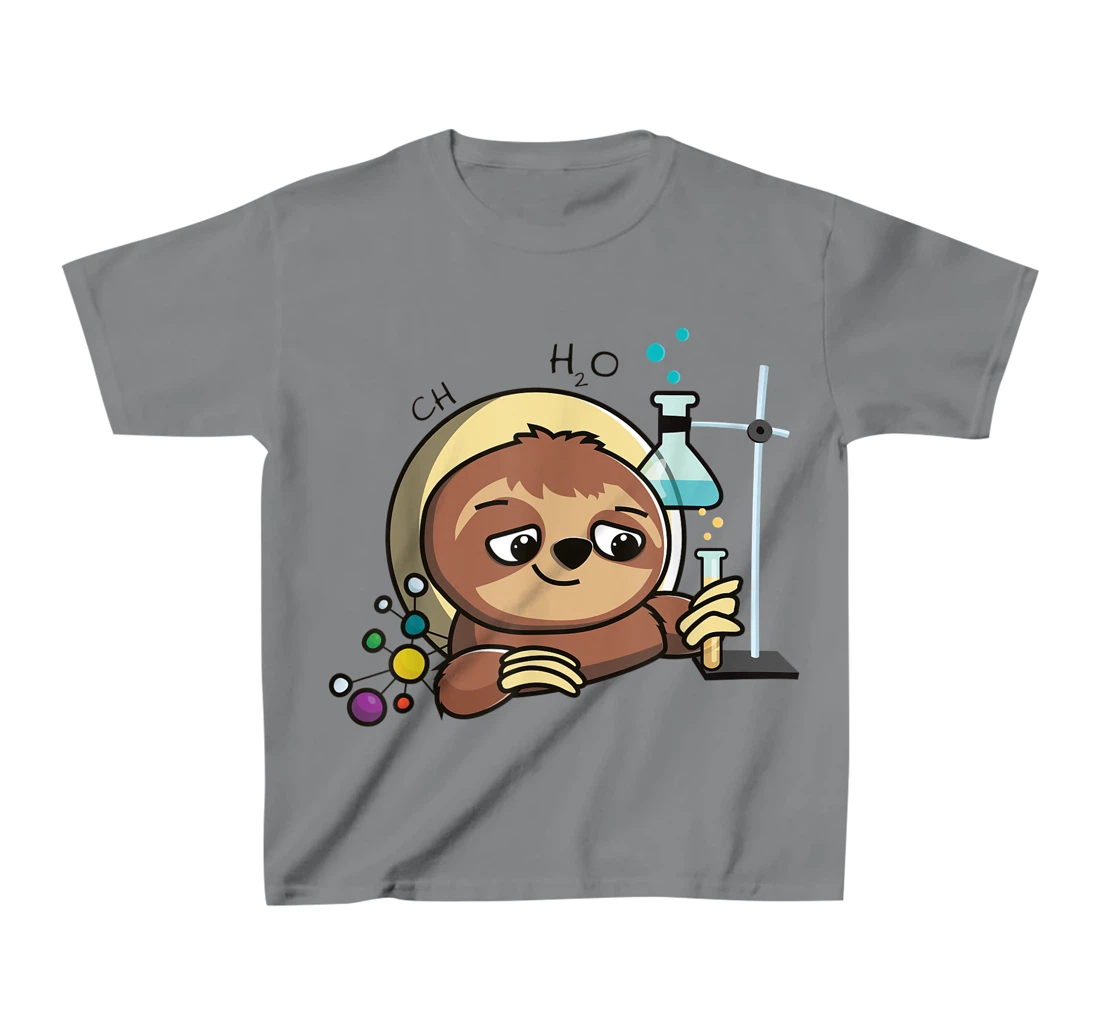 Womens Cute Chemistry Sloth Science Gift T-Shirt, Kid T-Shirt and Women T-Shirt