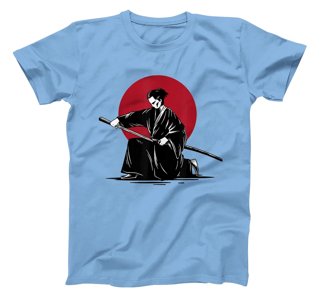Womens Samurai & Ronin Katana , Be Minimalist, Japanese Art Style T-Shirt, Women T-Shirt