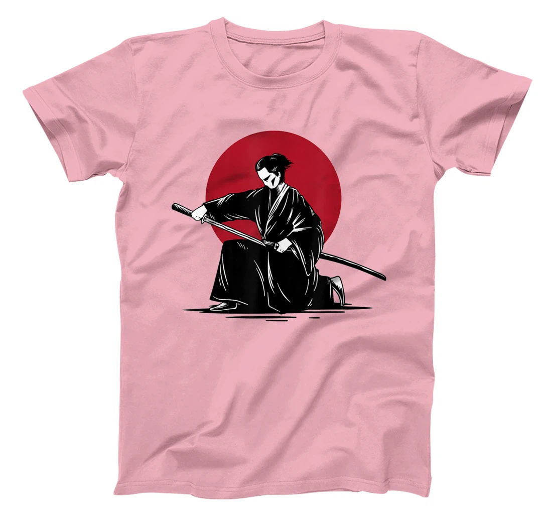 Womens Samurai & Ronin Katana , Be Minimalist, Japanese Art Style T-Shirt, Women T-Shirt