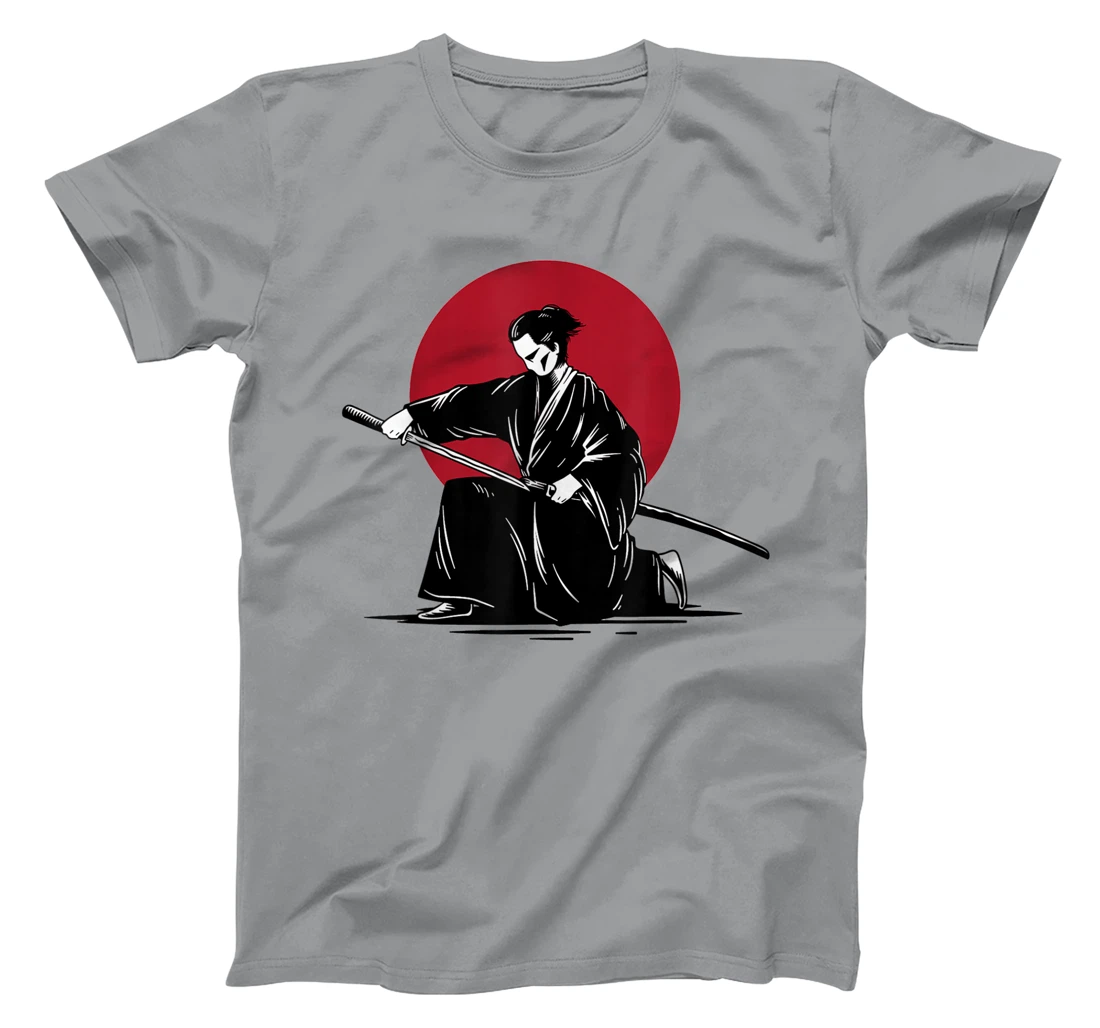 Womens Samurai & Ronin Katana , Be Minimalist, Japanese Art Style T-Shirt, Women T-Shirt