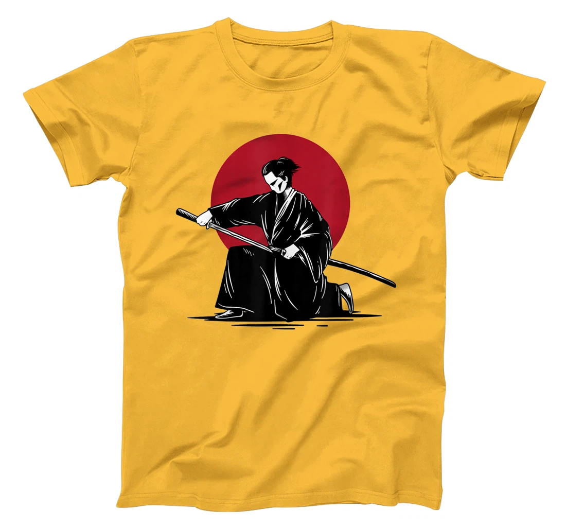 Womens Samurai & Ronin Katana , Be Minimalist, Japanese Art Style T-Shirt, Women T-Shirt