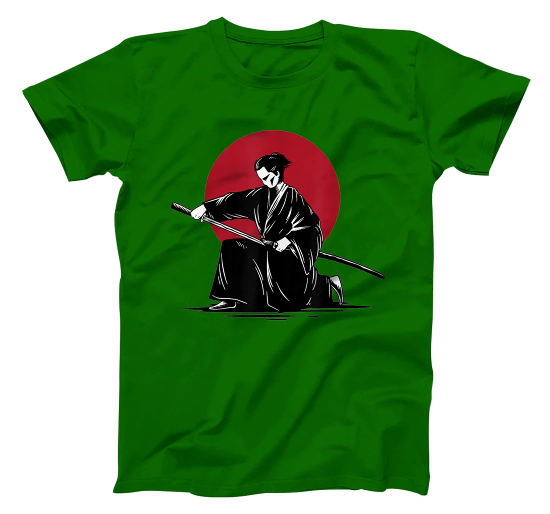 Womens Samurai & Ronin Katana , Be Minimalist, Japanese Art Style T-Shirt, Women T-Shirt