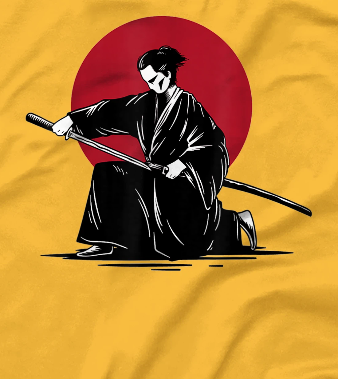 Womens Samurai & Ronin Katana , Be Minimalist, Japanese Art Style T-Shirt, Women T-Shirt