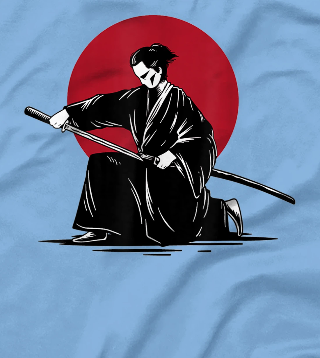 Womens Samurai & Ronin Katana , Be Minimalist, Japanese Art Style T-Shirt, Women T-Shirt