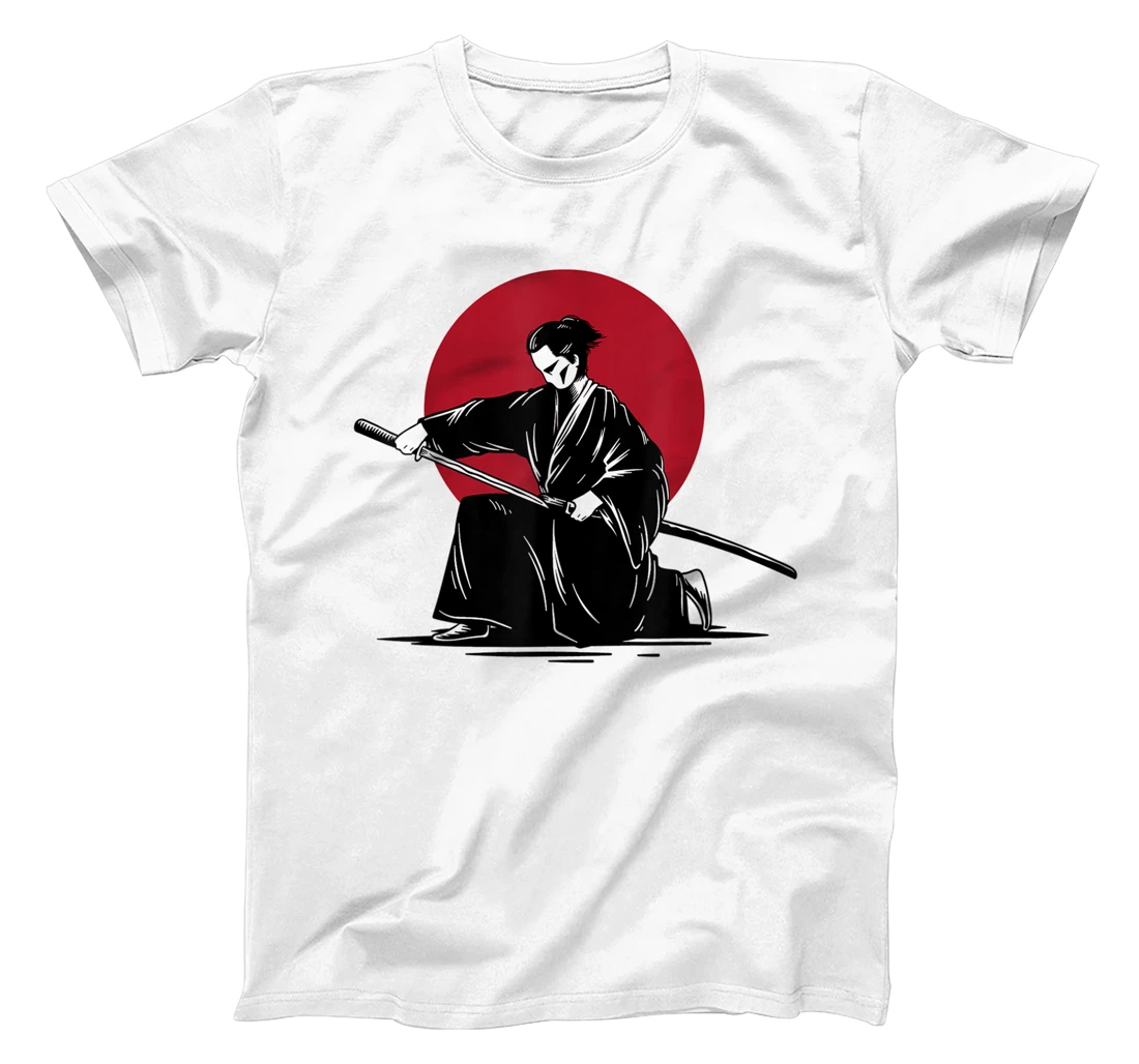 Womens Samurai & Ronin Katana , Be Minimalist, Japanese Art Style T-Shirt, Women T-Shirt