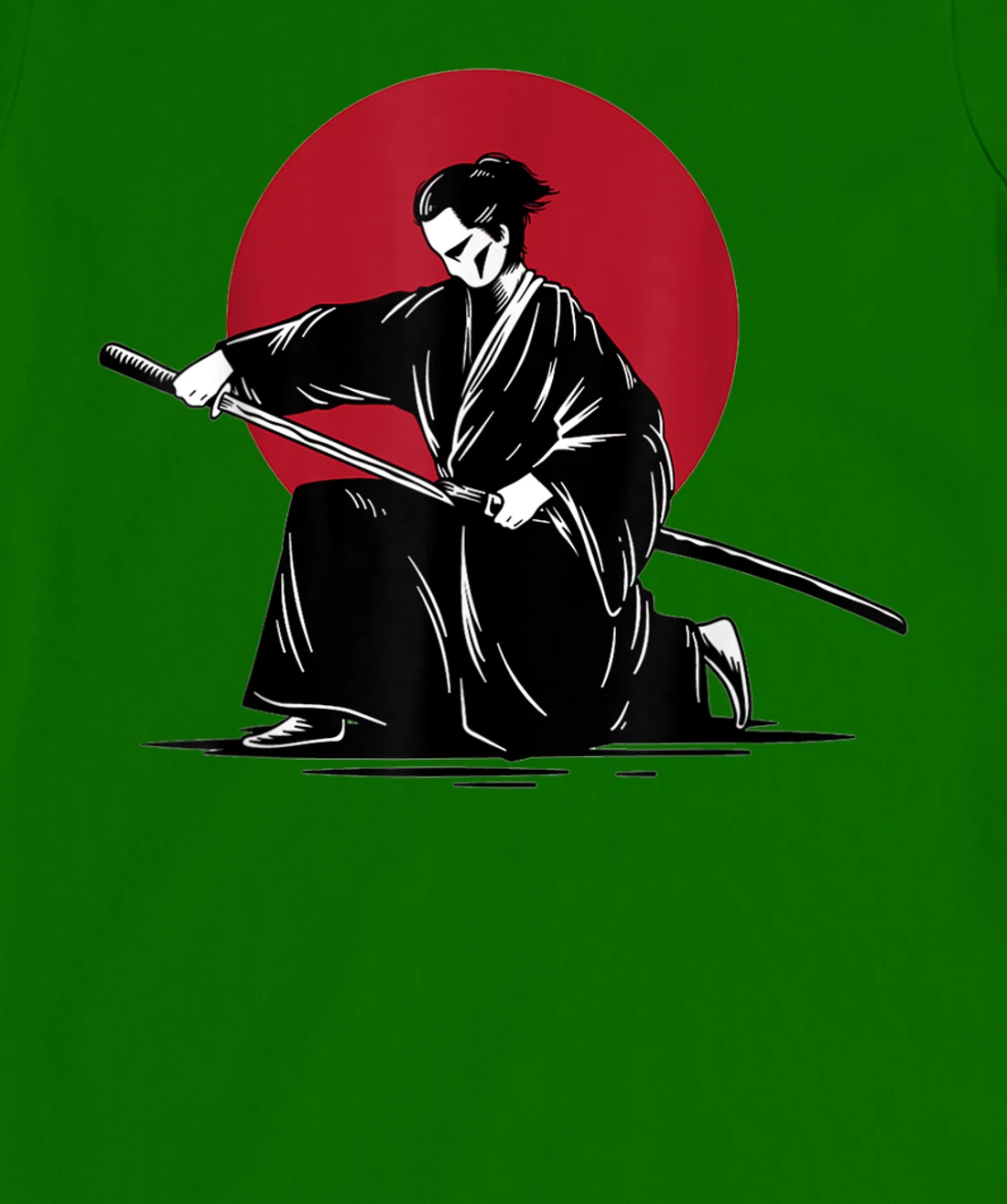 Womens Samurai & Ronin Katana , Be Minimalist, Japanese Art Style T-Shirt, Women T-Shirt