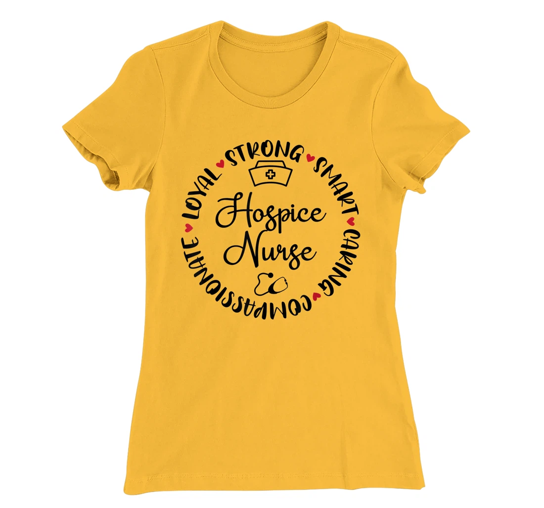 Womens Hospice Nurse Accessories Nurses Graduation Medical Love T-Shirt, Women T-Shirt