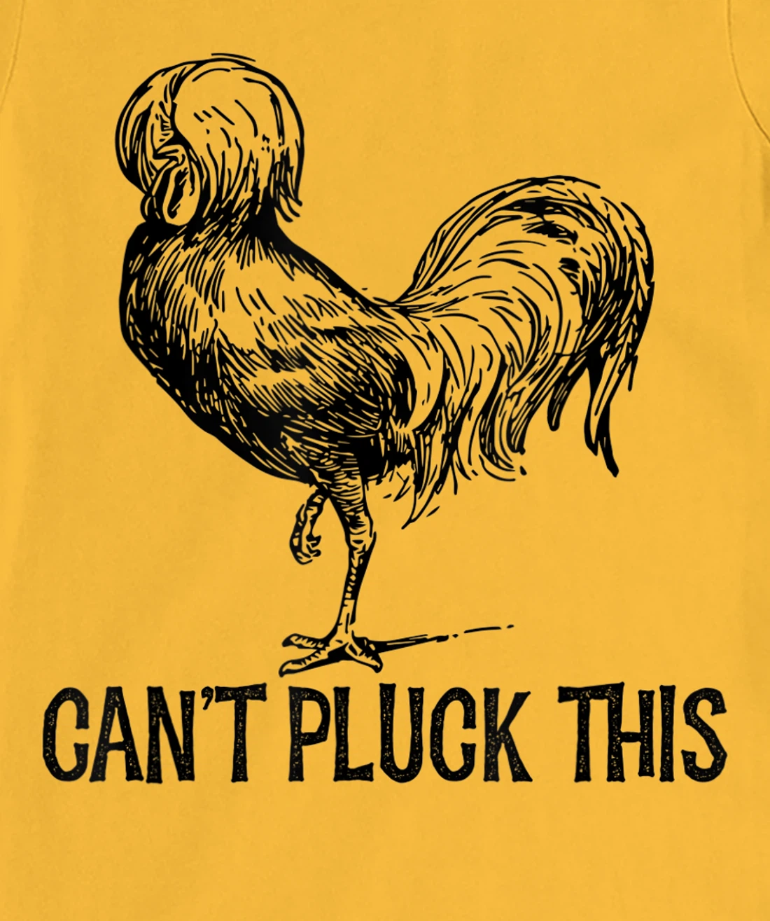 Womens Can't Pluck This Funny Chicken Polish Rooster Men's Women's T-Shirt, Women T-Shirt