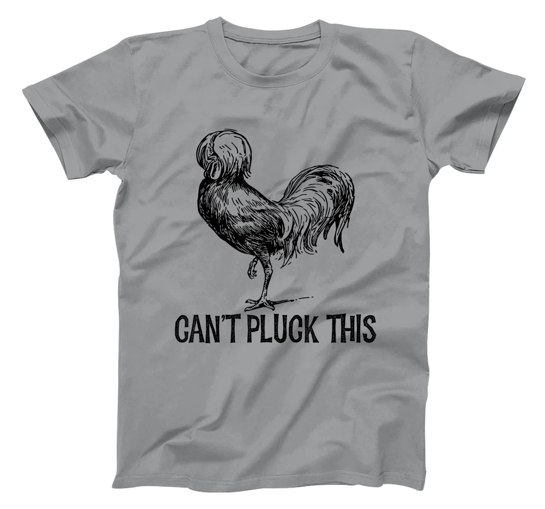 Womens Can't Pluck This Funny Chicken Polish Rooster Men's Women's T-Shirt, Women T-Shirt
