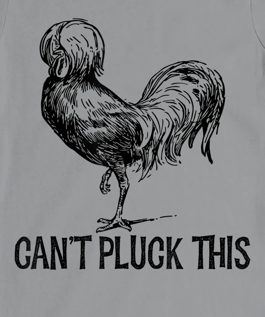 Womens Can't Pluck This Funny Chicken Polish Rooster Men's Women's T-Shirt, Women T-Shirt