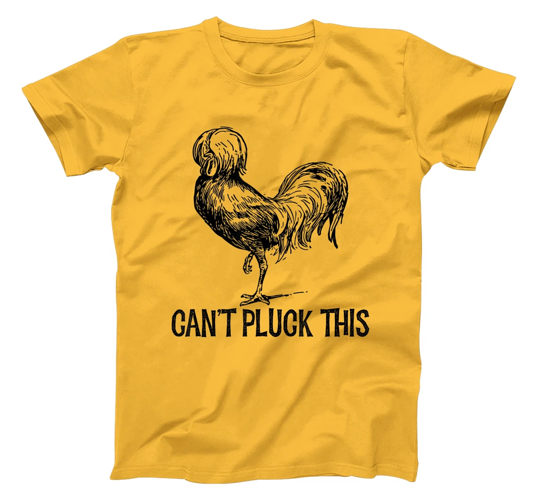 Womens Can't Pluck This Funny Chicken Polish Rooster Men's Women's T-Shirt, Women T-Shirt