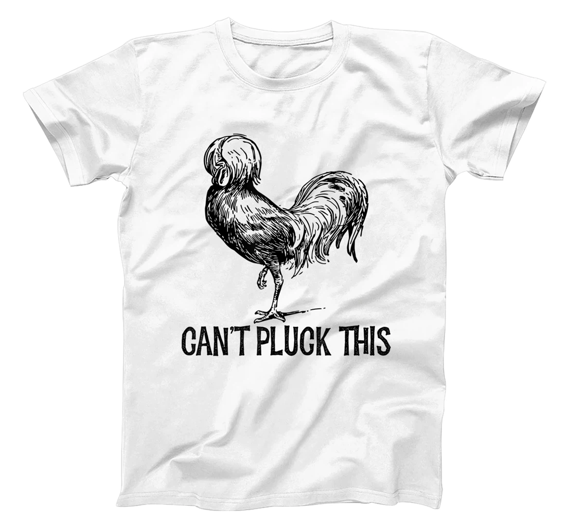 Womens Can't Pluck This Funny Chicken Polish Rooster Men's Women's T-Shirt, Women T-Shirt