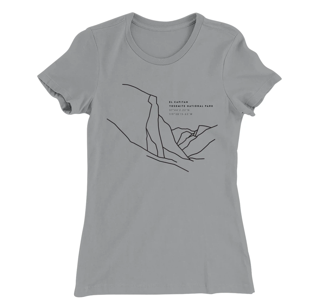Womens Places Around The World: El Capitan, Yosemite National Park T-Shirt, Kid T-Shirt and Women T-Shirt