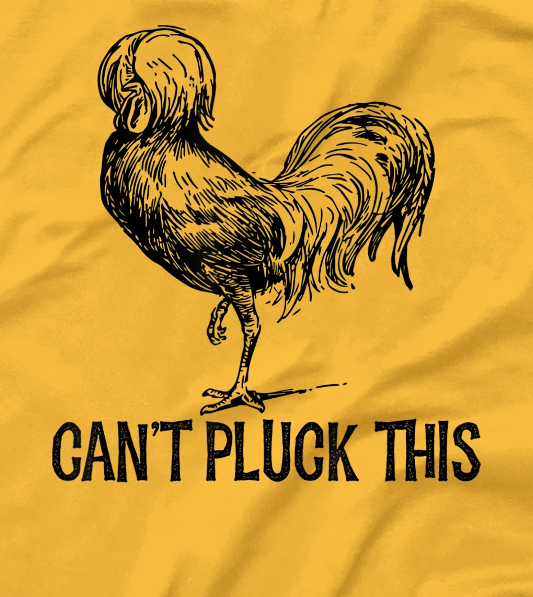 Womens Can't Pluck This Funny Chicken Polish Rooster Men's Women's T-Shirt, Women T-Shirt
