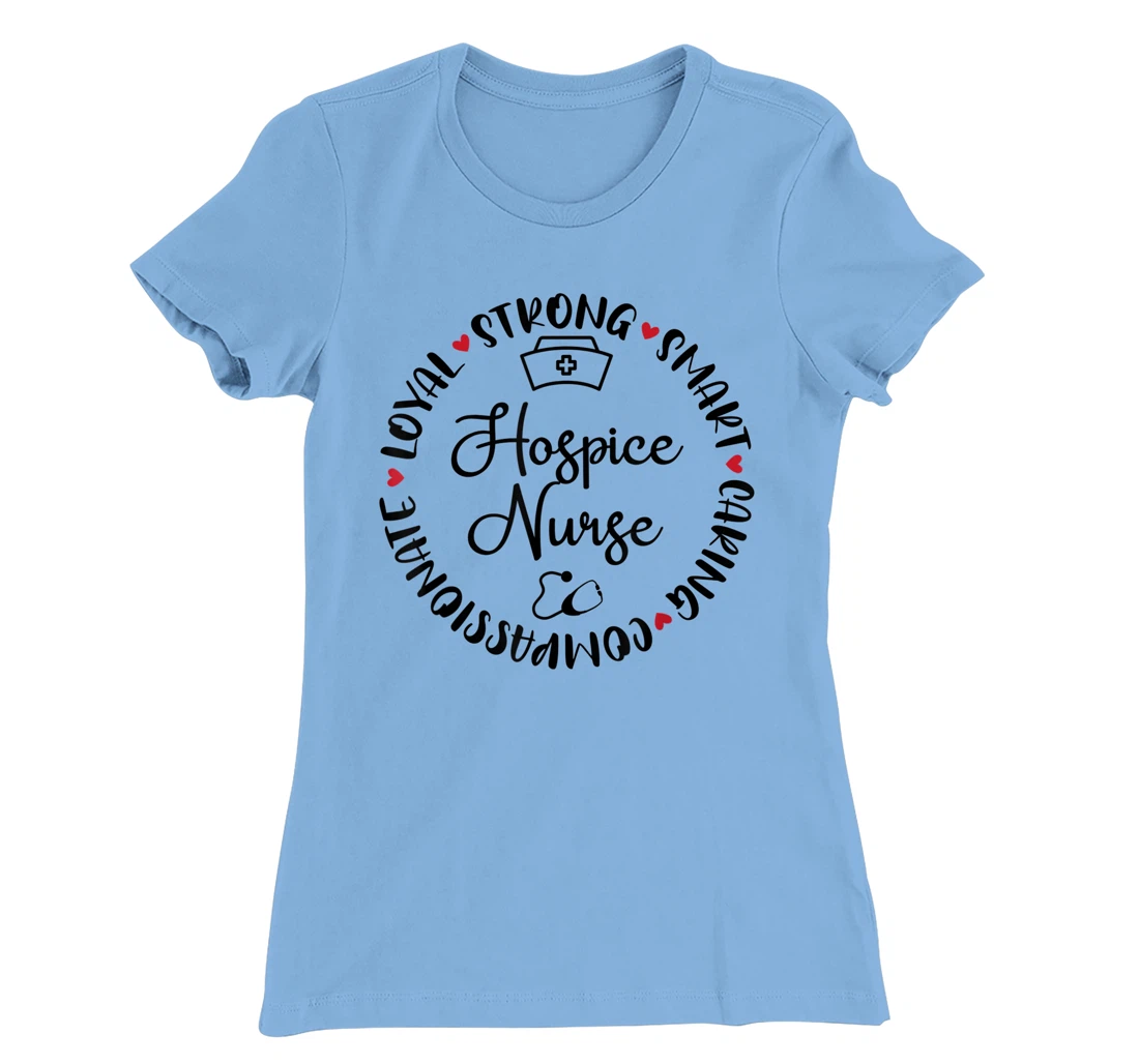 Womens Hospice Nurse Accessories Nurses Graduation Medical Love T-Shirt, Women T-Shirt