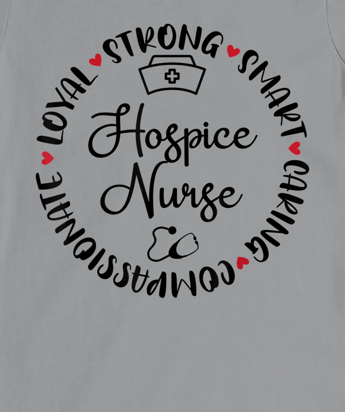 Womens Hospice Nurse Accessories Nurses Graduation Medical Love T-Shirt, Women T-Shirt