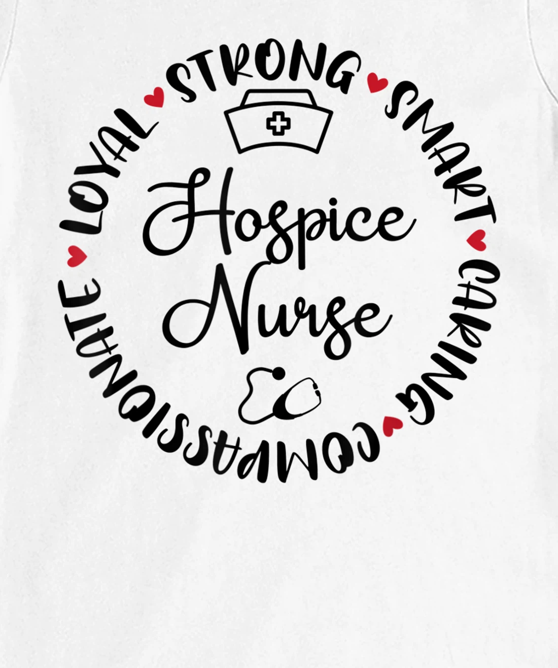 Womens Hospice Nurse Accessories Nurses Graduation Medical Love T-Shirt, Women T-Shirt