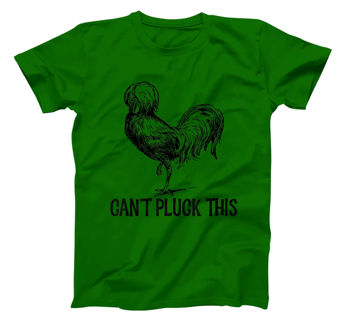 Womens Can't Pluck This Funny Chicken Polish Rooster Men's Women's T-Shirt, Women T-Shirt