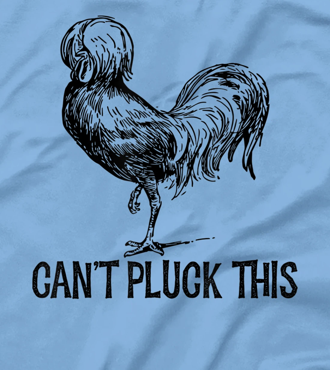 Womens Can't Pluck This Funny Chicken Polish Rooster Men's Women's T-Shirt, Women T-Shirt