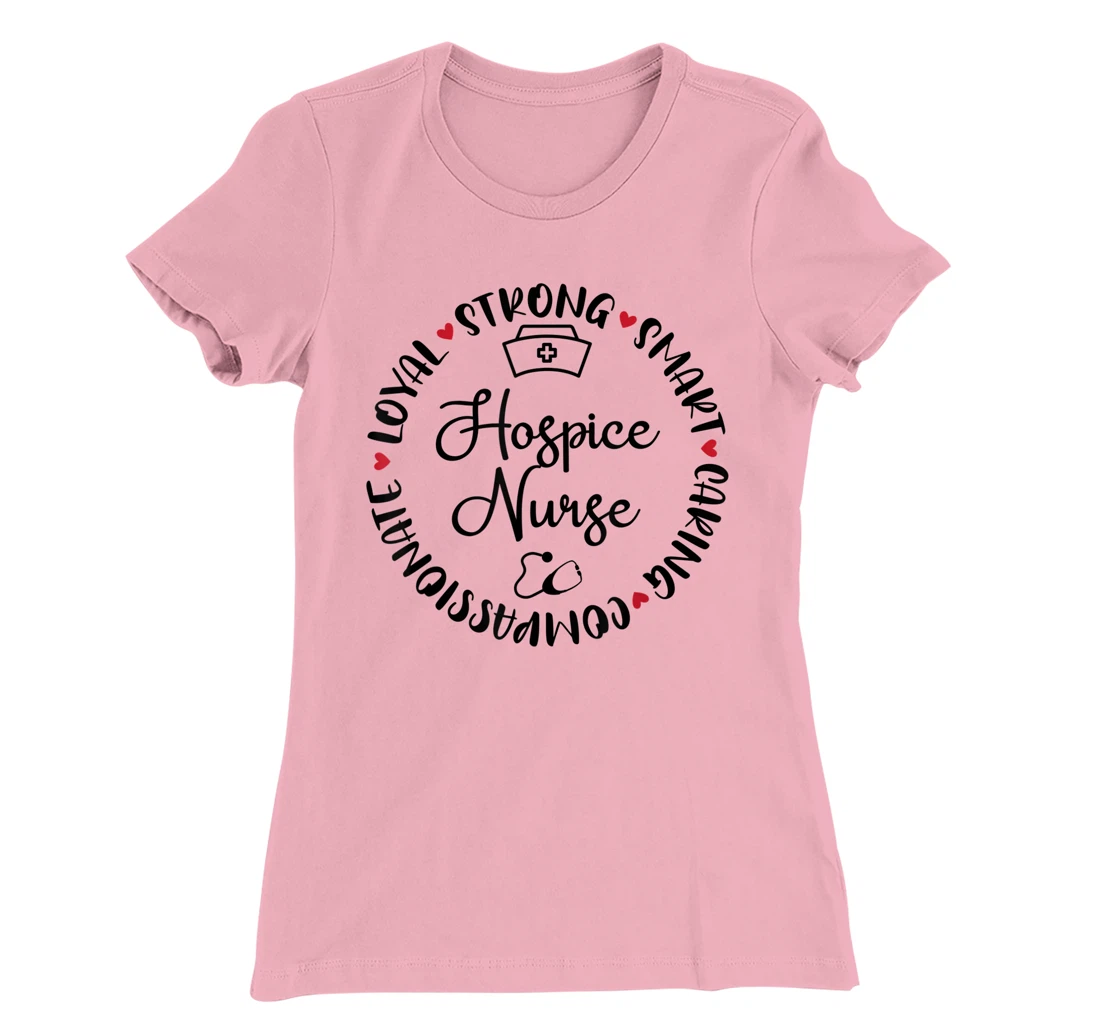 Womens Hospice Nurse Accessories Nurses Graduation Medical Love T-Shirt, Women T-Shirt