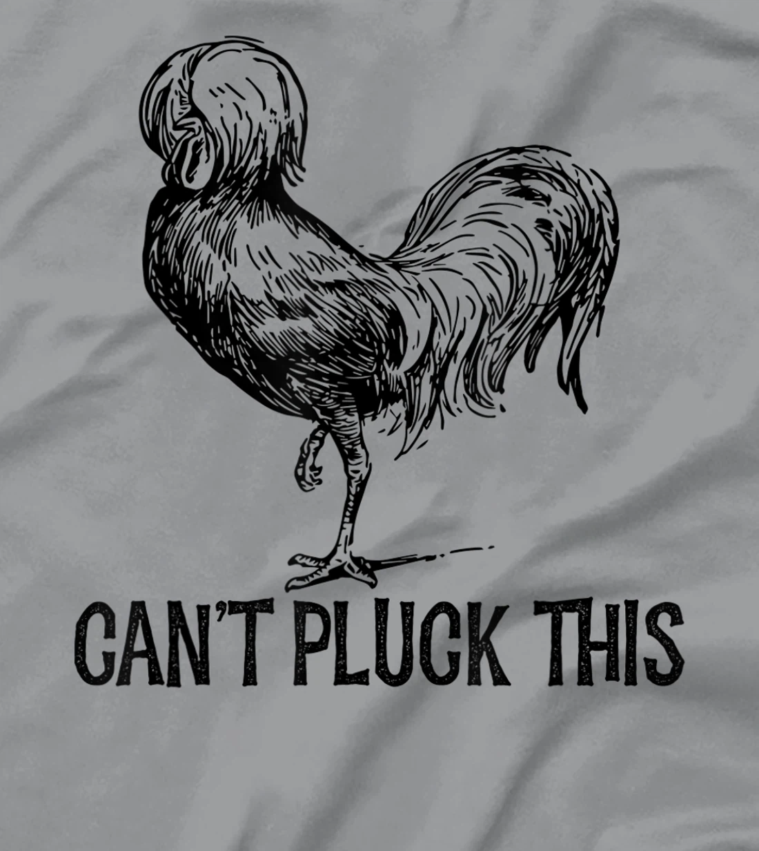Womens Can't Pluck This Funny Chicken Polish Rooster Men's Women's T-Shirt, Women T-Shirt