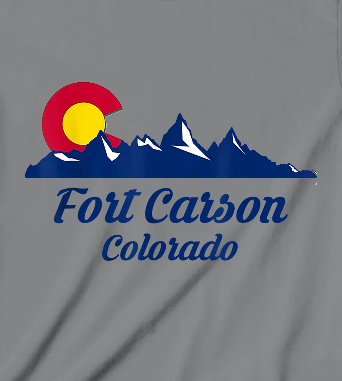 Womens Fort Carson Colorado Flag City CO State Hiking Tourist Gift T-Shirt, Kid T-Shirt and Women T-Shirt