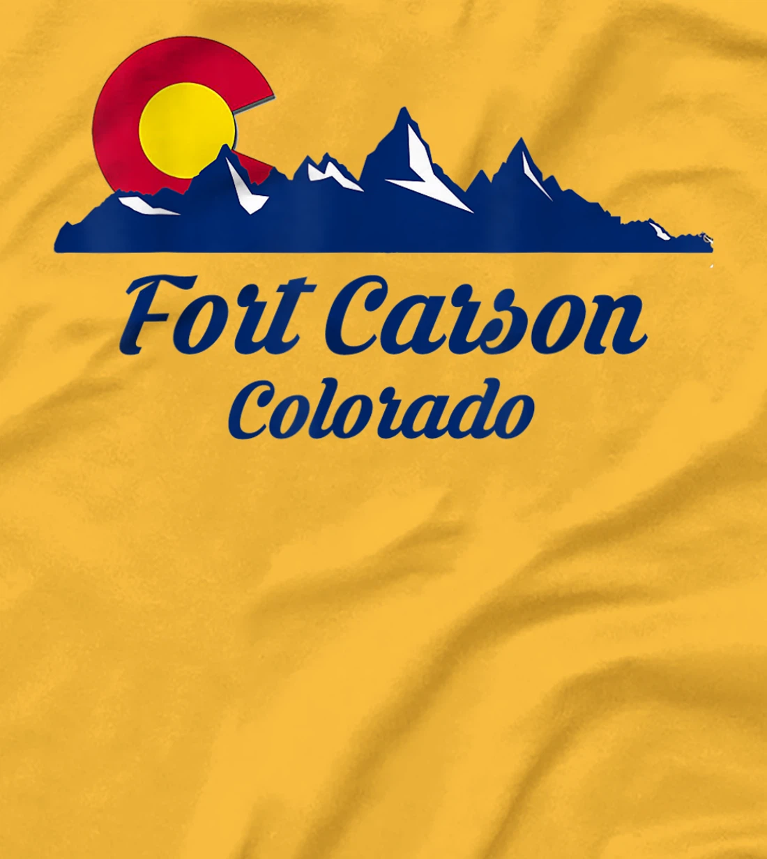 Womens Fort Carson Colorado Flag City CO State Hiking Tourist Gift T-Shirt, Kid T-Shirt and Women T-Shirt
