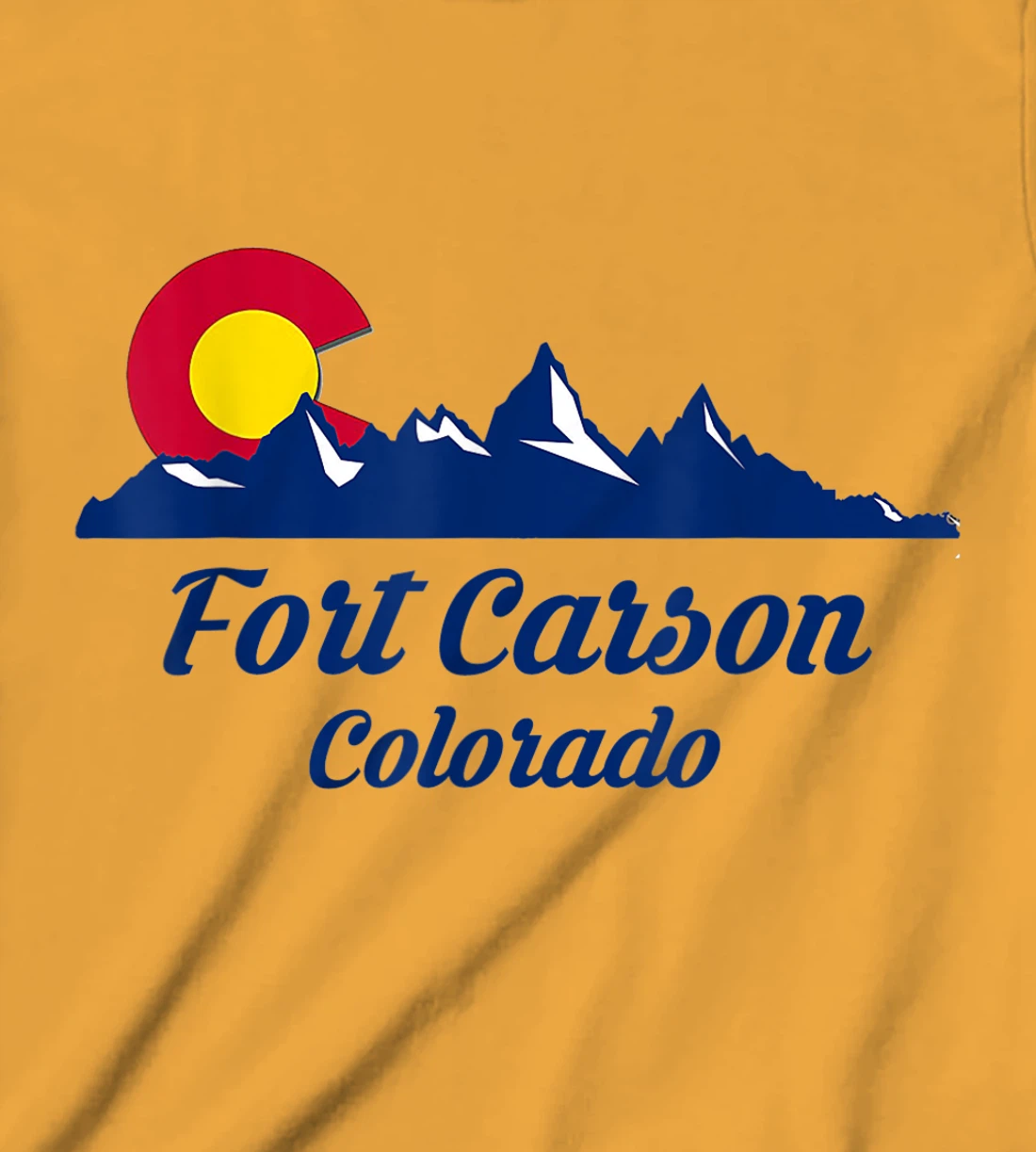 Womens Fort Carson Colorado Flag City CO State Hiking Tourist Gift T-Shirt, Kid T-Shirt and Women T-Shirt