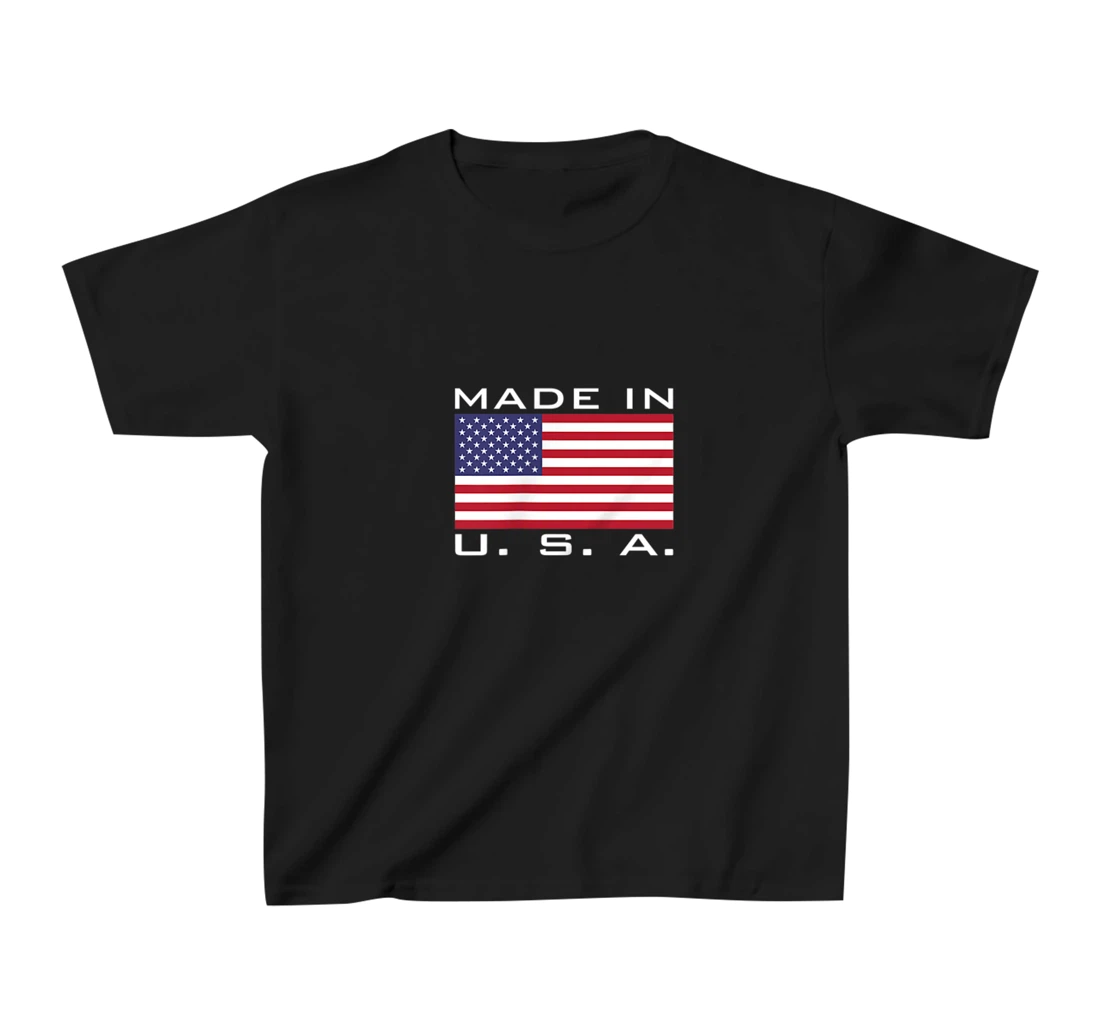 MADE IN USA MADE IN AMERICA US FLAG STARS AND STRIPES COLOR T-Shirt, Kid T-Shirt and Women T-Shirt