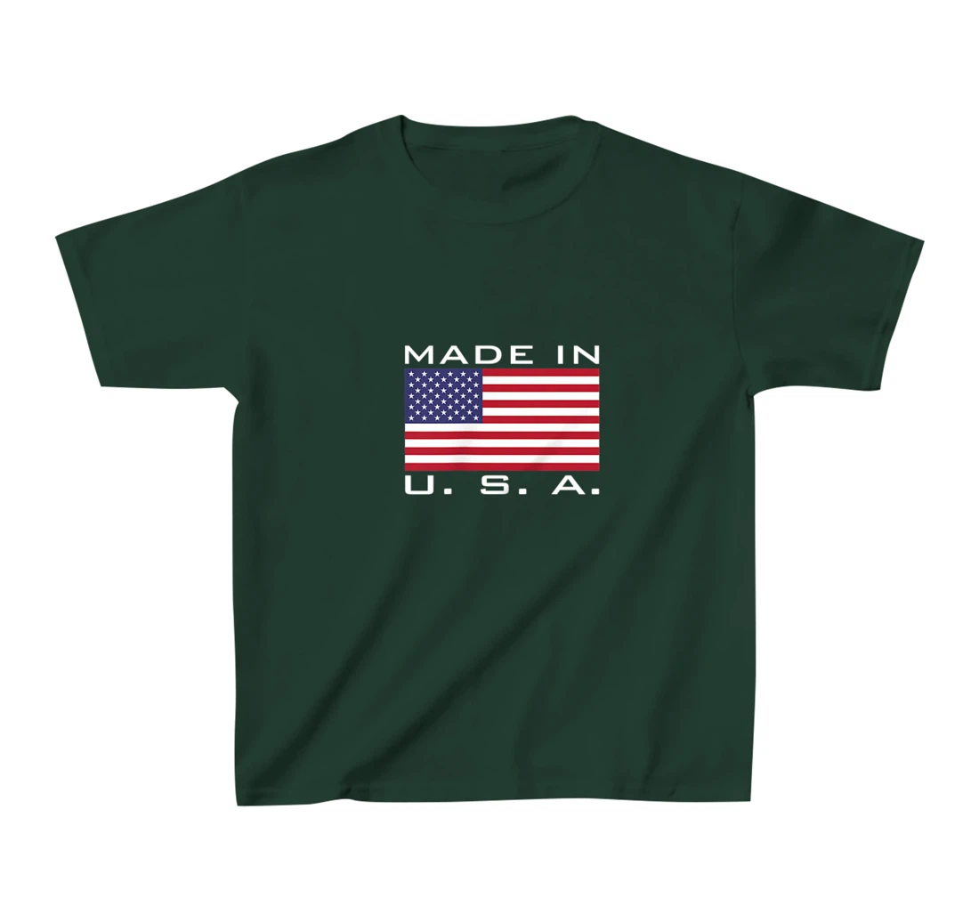 MADE IN USA MADE IN AMERICA US FLAG STARS AND STRIPES COLOR T-Shirt, Kid T-Shirt and Women T-Shirt
