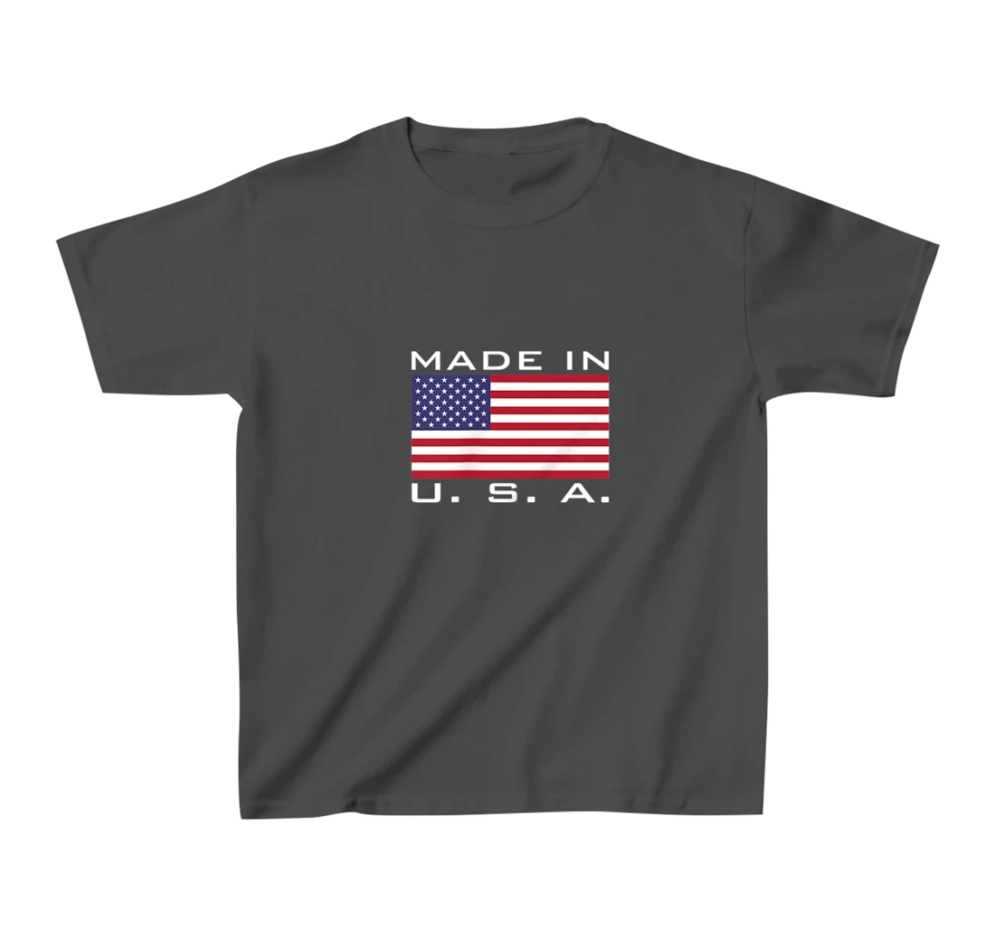 MADE IN USA MADE IN AMERICA US FLAG STARS AND STRIPES COLOR T-Shirt, Kid T-Shirt and Women T-Shirt