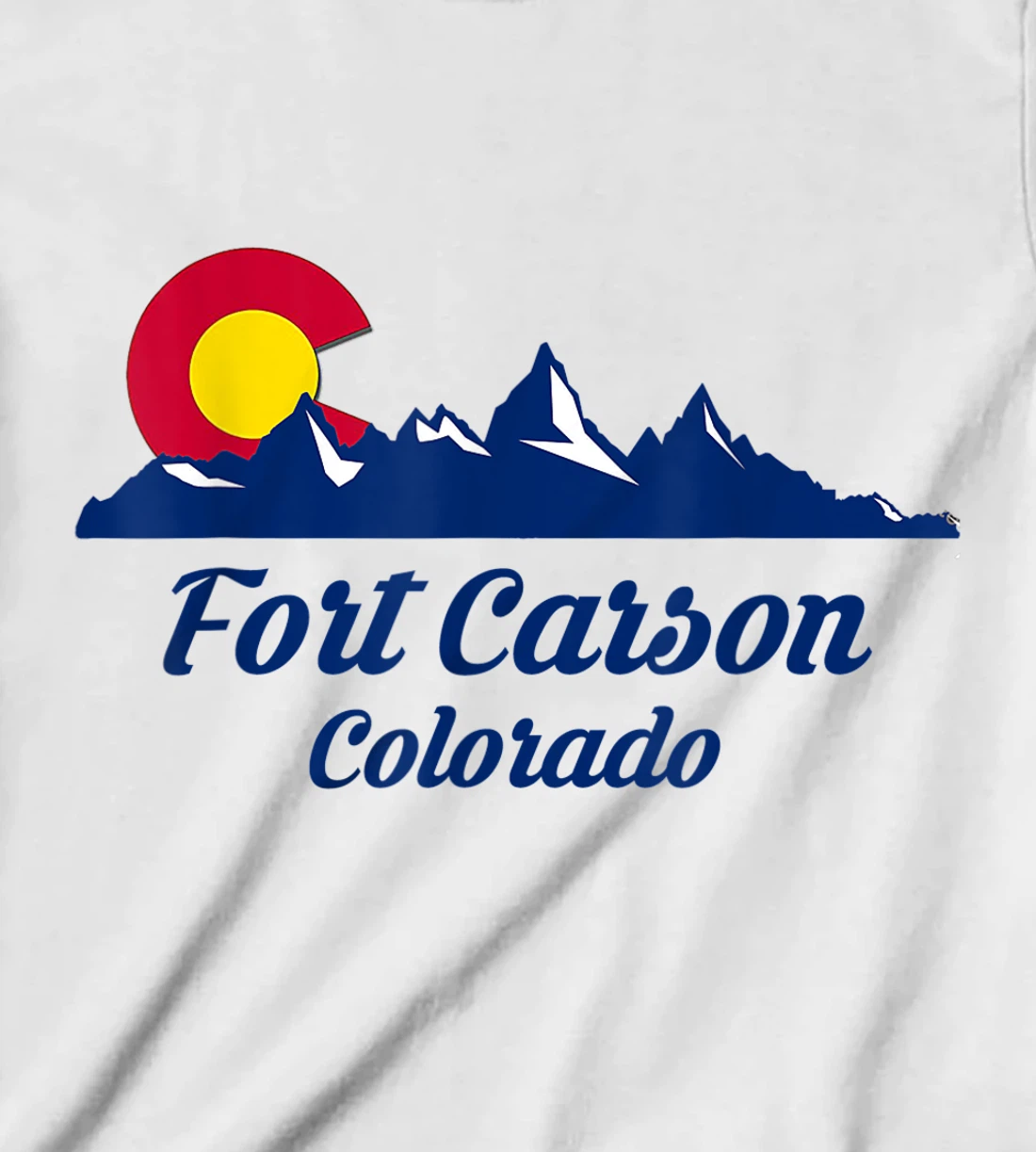 Womens Fort Carson Colorado Flag City CO State Hiking Tourist Gift T-Shirt, Kid T-Shirt and Women T-Shirt