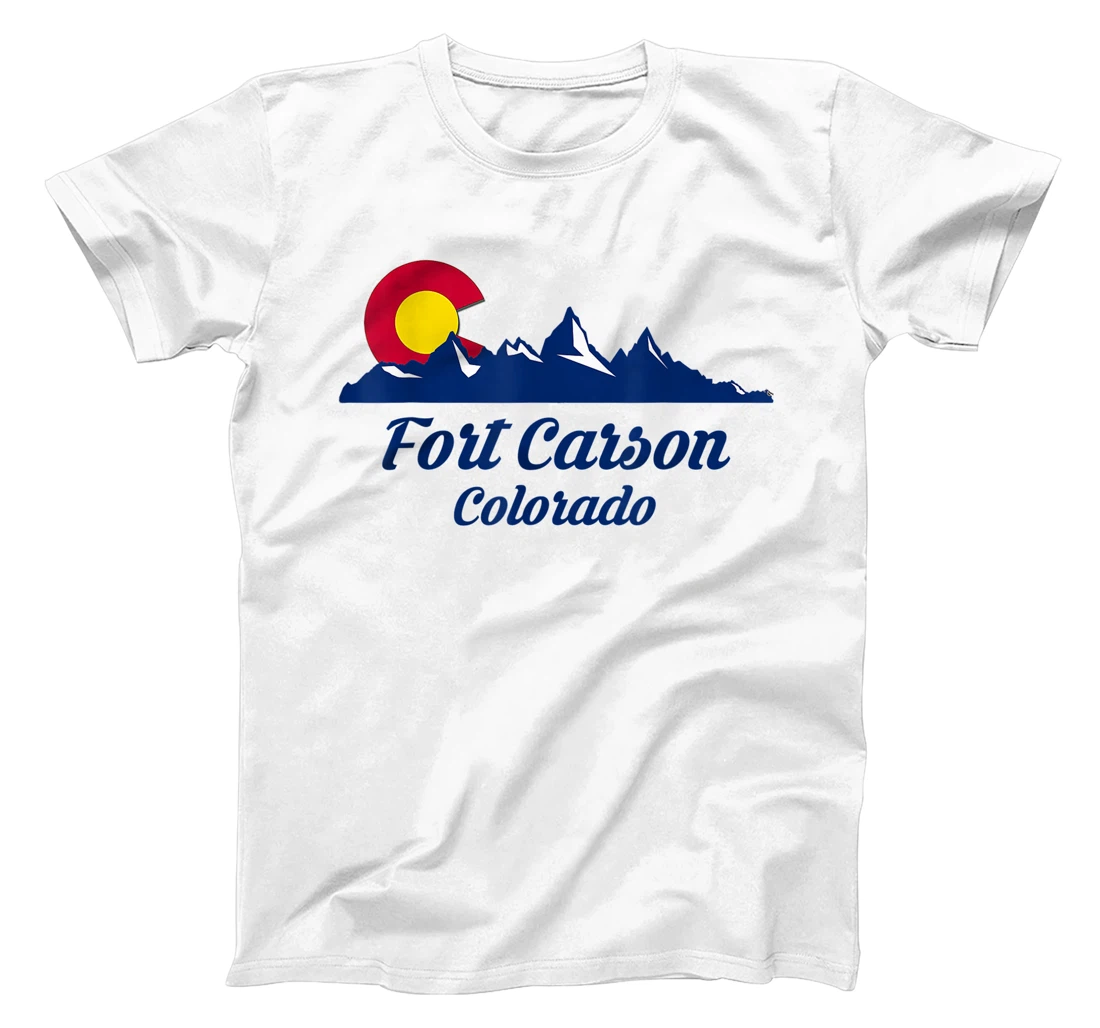 Womens Fort Carson Colorado Flag City CO State Hiking Tourist Gift T-Shirt, Kid T-Shirt and Women T-Shirt