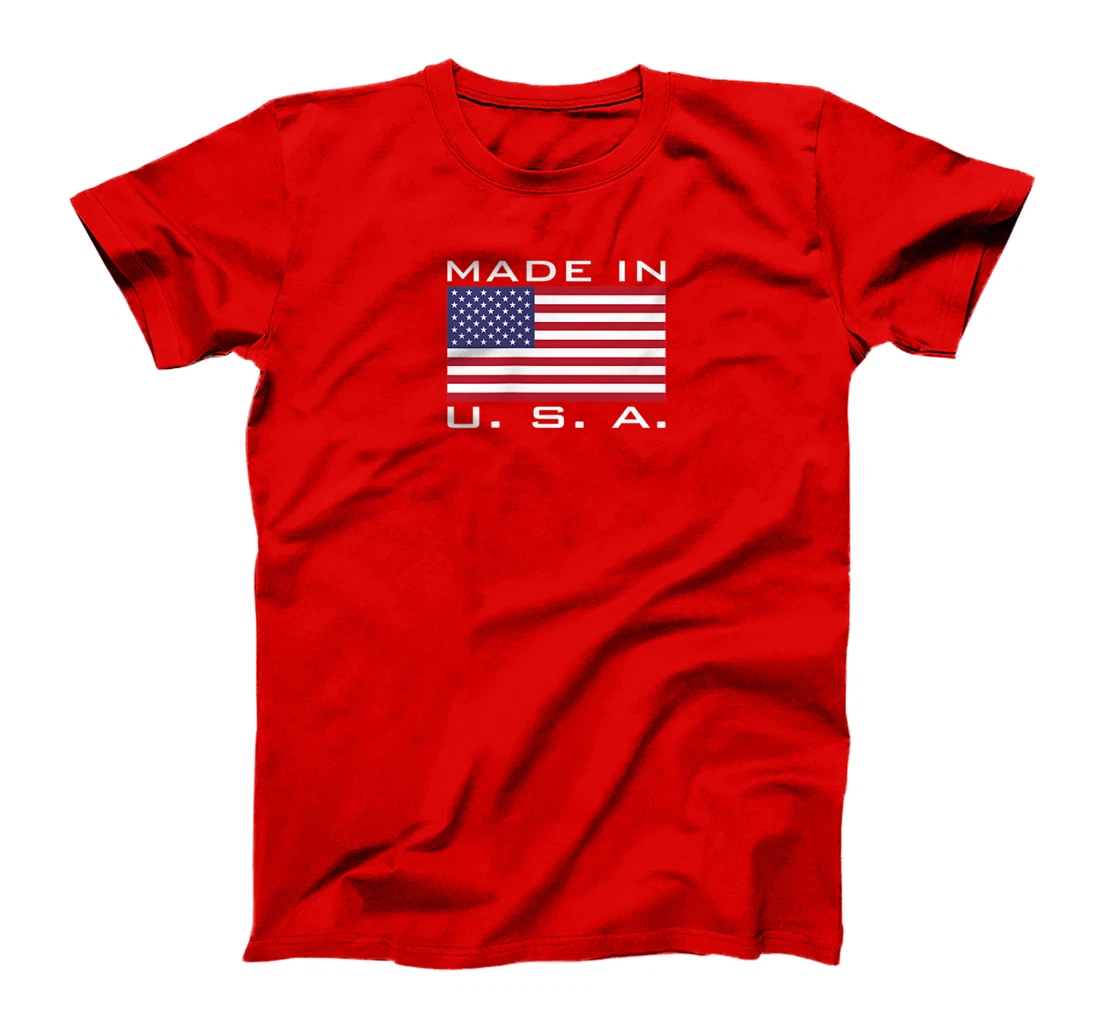 MADE IN USA MADE IN AMERICA US FLAG STARS AND STRIPES COLOR T-Shirt, Kid T-Shirt and Women T-Shirt