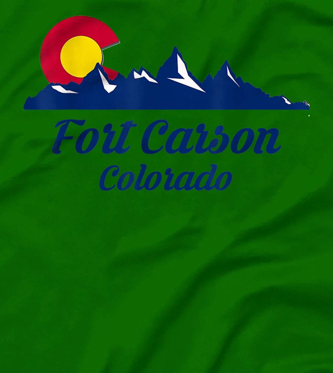 Womens Fort Carson Colorado Flag City CO State Hiking Tourist Gift T-Shirt, Kid T-Shirt and Women T-Shirt