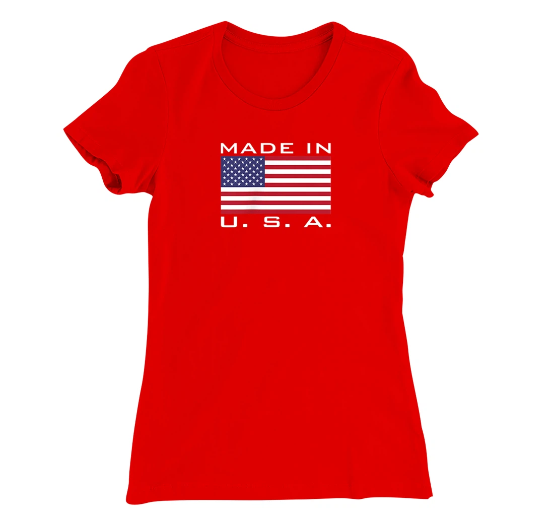 MADE IN USA MADE IN AMERICA US FLAG STARS AND STRIPES COLOR T-Shirt, Kid T-Shirt and Women T-Shirt