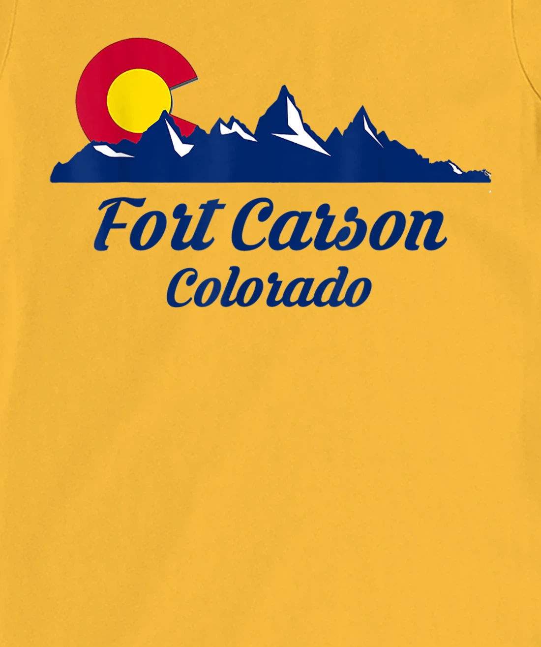 Womens Fort Carson Colorado Flag City CO State Hiking Tourist Gift T-Shirt, Kid T-Shirt and Women T-Shirt