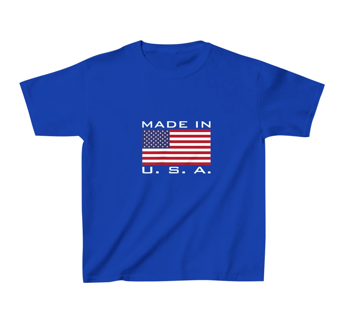 MADE IN USA MADE IN AMERICA US FLAG STARS AND STRIPES COLOR T-Shirt, Kid T-Shirt and Women T-Shirt