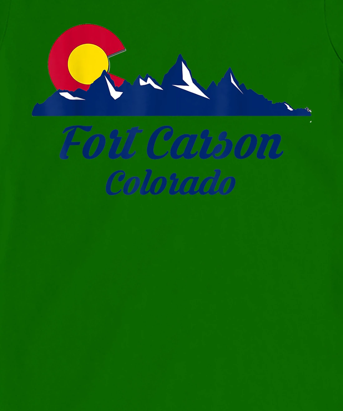 Womens Fort Carson Colorado Flag City CO State Hiking Tourist Gift T-Shirt, Kid T-Shirt and Women T-Shirt