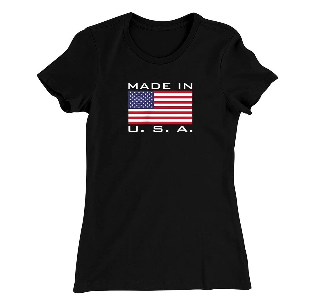 MADE IN USA MADE IN AMERICA US FLAG STARS AND STRIPES COLOR T-Shirt, Kid T-Shirt and Women T-Shirt