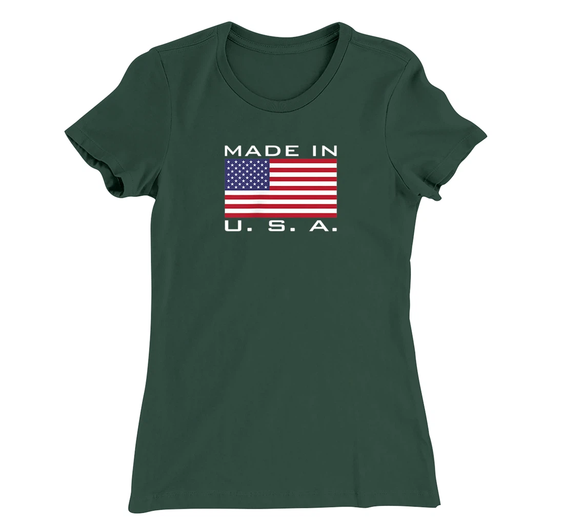 MADE IN USA MADE IN AMERICA US FLAG STARS AND STRIPES COLOR T-Shirt, Kid T-Shirt and Women T-Shirt
