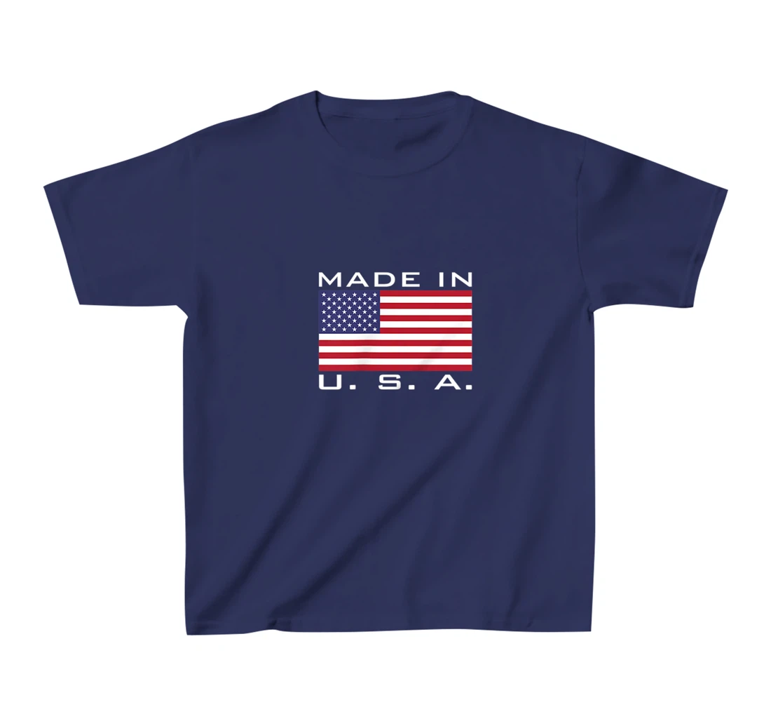 MADE IN USA MADE IN AMERICA US FLAG STARS AND STRIPES COLOR T-Shirt, Kid T-Shirt and Women T-Shirt