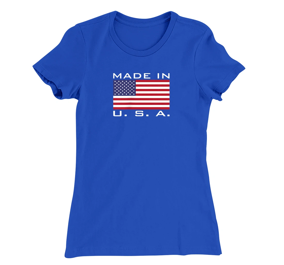 MADE IN USA MADE IN AMERICA US FLAG STARS AND STRIPES COLOR T-Shirt, Kid T-Shirt and Women T-Shirt